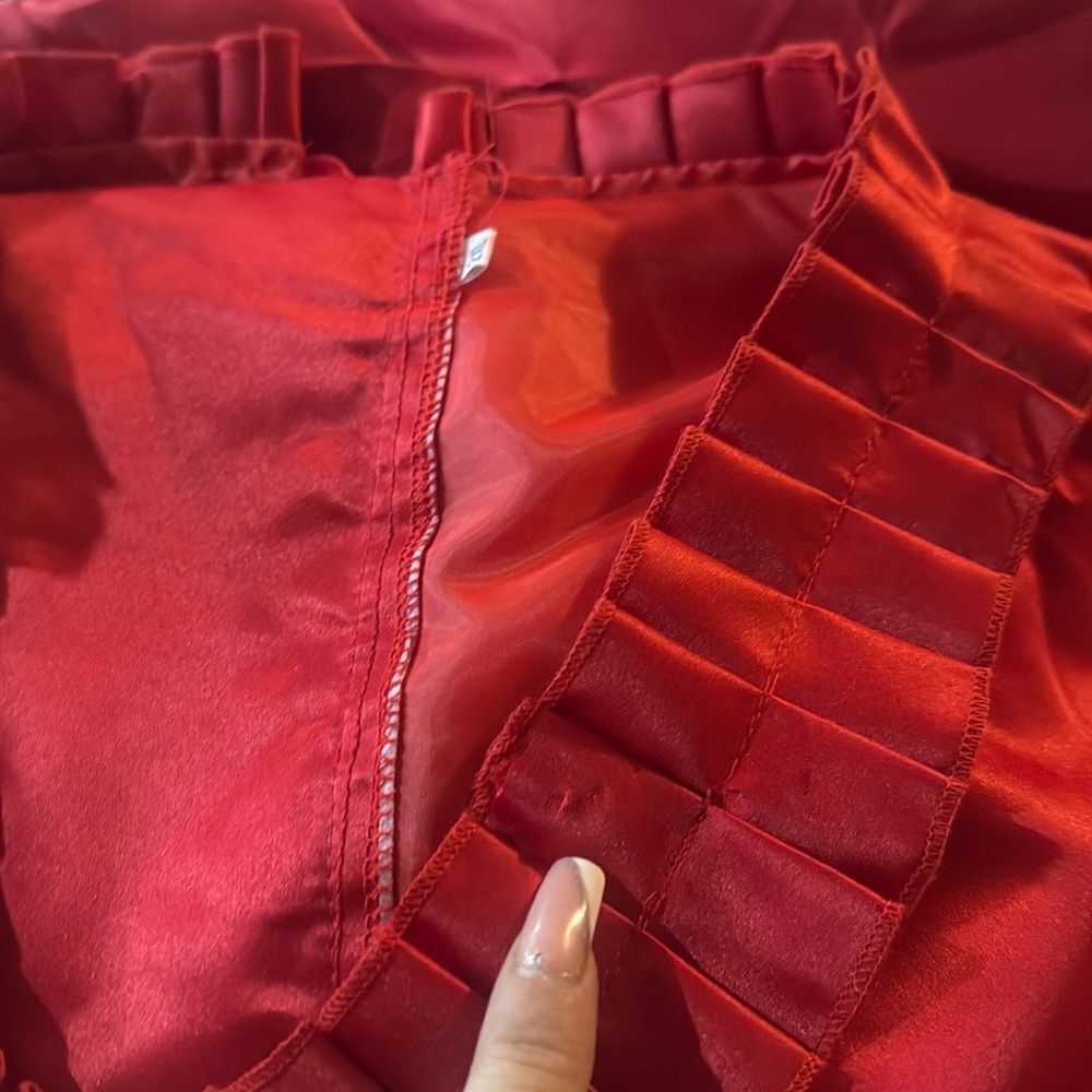 Victorian Gothic bustle Prom Red Vampire Mina Harker Civil War Southern  Dress - Picture 12 of 12